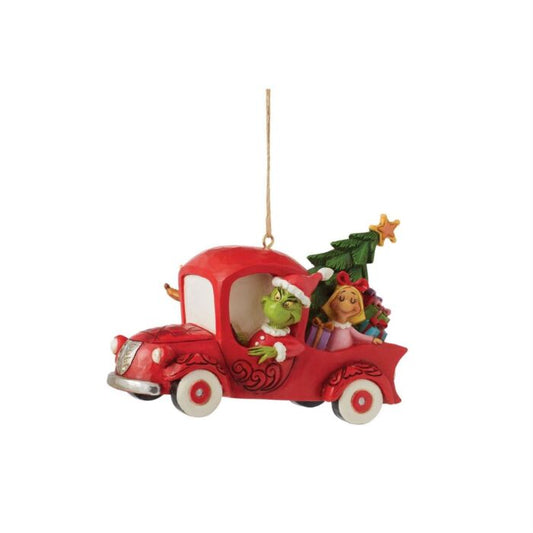 Grinch in Red Truck