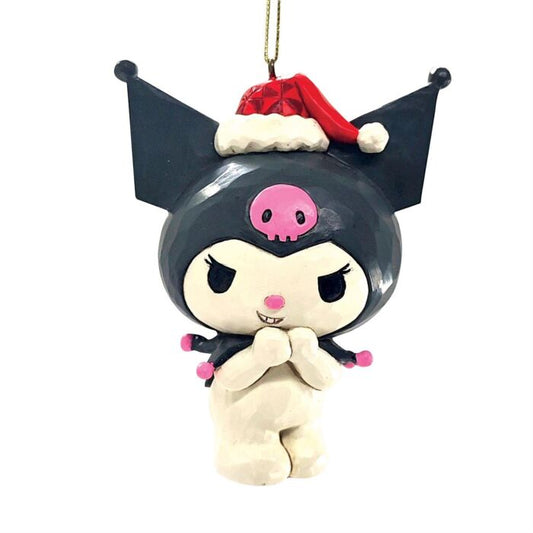 Kuromi w/Christmas Hat Ornament