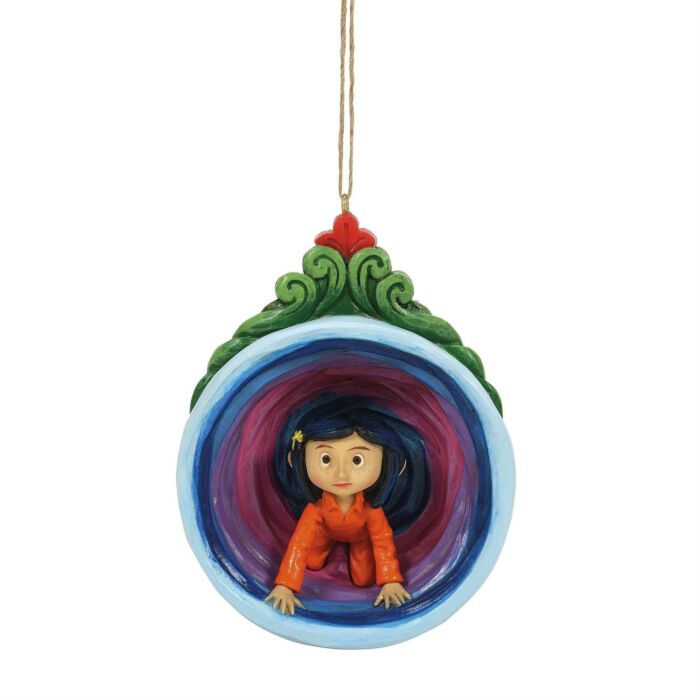 Coraline in Purple Tunnel Ornament