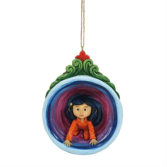 Coraline in Purple Tunnel Ornament